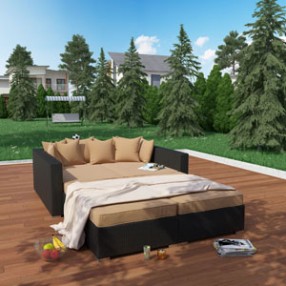 Modway Palisades 4 Piece Daybed
