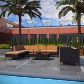 Modway La Jolla 9 Piece Sectional Set