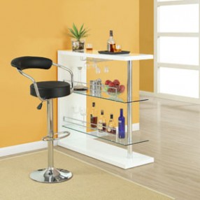 Modway Diner Bar Stools Set of 4 in Black