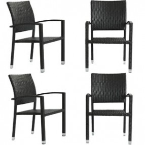 Modway Bella Patio Chairs Set of 4