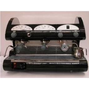 La Pavoni Bar-star Espresso Machine 2V-R  2 Group Volumetric - Black/Red