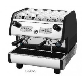 La Pavoni  PUB  Espresso Machine  2V-B  2 Group Volumetric - Black/Red