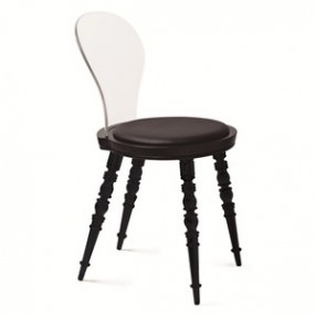 Stilnovo The Johan with Black/Clear Legs