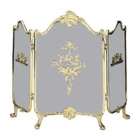 Fireside America 3 Panel Ornate French Screen