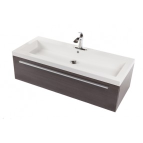 Stilnovo he Namur Wall Mount Sink Cabinet with One Drawer