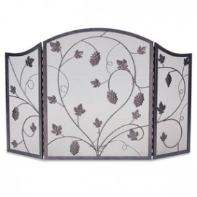 Fireside America Napa Forge 3 Panel Grapevine Screen