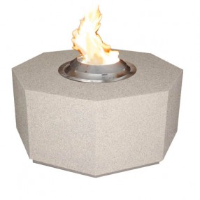 Fireside America Octagon Gas Fire Pit With Bio Fuel Burner