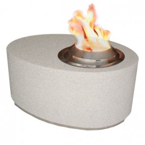 Fireside America Oval  Gas Fire Pit With Bio Fuel Burner