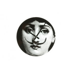 Stilnovo Mid Century Girl Moustache Clock