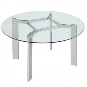 Nuevo Living Cross Round Dining Table