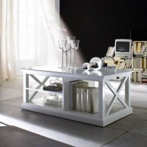 Nova Solo HALIFAX White Mahogany Coffee Table