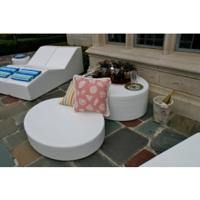 La Fete Note - Oval Ottoman - Lifestyle