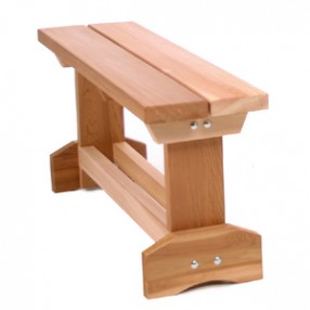 All Things Cedar 3' Western Red Cedar Market Bench