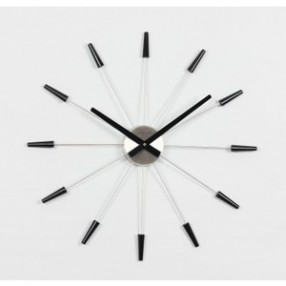 Stilnovo The Daphne Clock - Black/Silver