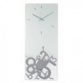 Stilnovo The Dropped Rectangle Clock - White