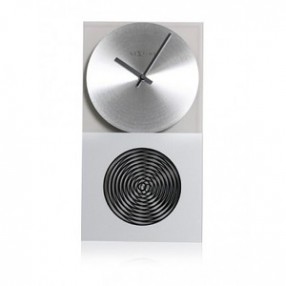 Stilnovo The Moray Clock - Glass/Silver