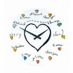 Stilnovo The Loving You Wall Clock - Glass