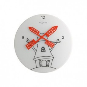 Stilnovo  The Windmill Wall Clock - White