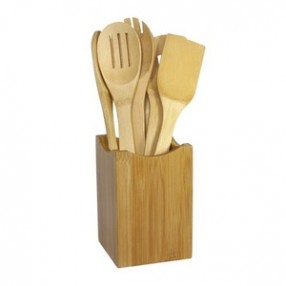 Oceanstar 7 Piece Bamboo Cooking Utensil Set 