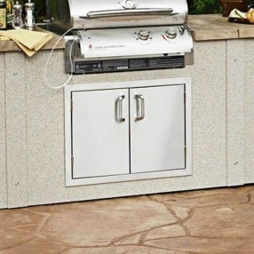 Outdoor Greatroom Company Double Access Door - Lifestyle
