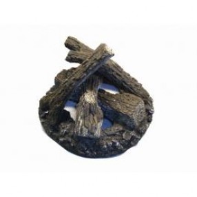 Outdoor Greatroom Company Optional Logs for all Crystal Fire - Angle