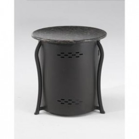 Outdoor Greatroom Company Table & LP Tank Cover with Granite Top - Front Angle