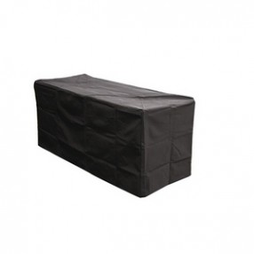 Outdoor Greatroom Company Rectangular Vinyl Cover for Key Largo Fire Pit - Front Side Angle