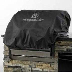 Outdoor Greatroom Company Premium Black Vinyl Cover - Island 36" Gas Grill Head - Angle