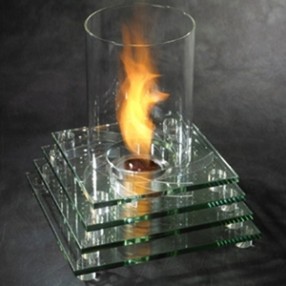 Outdoor Greatroom Company Harmony Tabletop Fire Pit - Lit