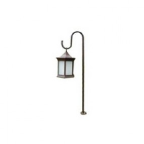 Outdoor Greatroom Company Solar Stake Light - Espresso Finish - Angle