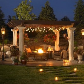 Outdoor Greatroom Company Tuscany II Pergola - Lifestyle