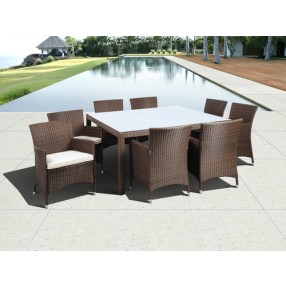 International Home Miami Atlantic Grand Liberty Square 9-pc Dining Set