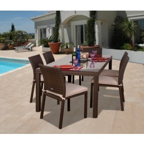 International Home Miami Atlantic Liberty Classic Dining Set of 7