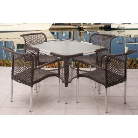 International Home Miami Atlantic Soho 5-pc Dining Set