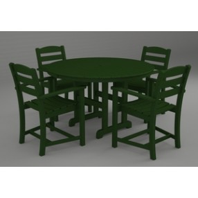 Poly-Wood La Casa 5-Pc. Dining Set in Green