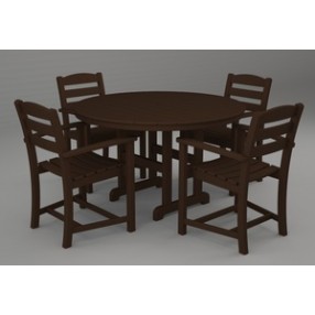 Poly-Wood La Casa 5-Pc. Dining Set in Mahoganyar