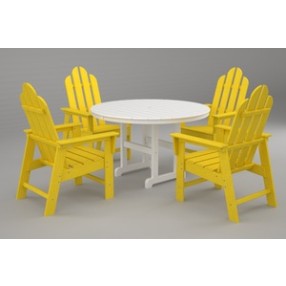 Poly-Wood Long Island 5-Pc. Dining Set in Lemon