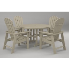 Poly-Wood South Beach 5-Pc. Dining Set in Sand