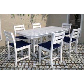 POLYWOOD¨ La Casa Cafe 7-Piece Dining Set