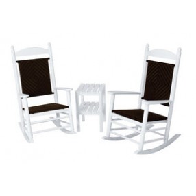 POLYWOOD¨ Jefferson 3-Piece Woven Rocker Set