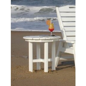 POLYWOOD Round 18" Side Table