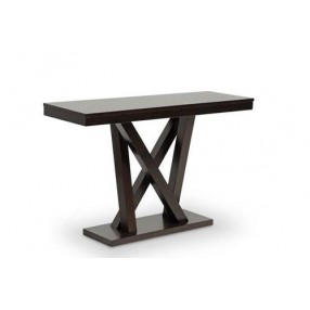 Baxton Studio Everdon Dark Brown Modern Sofa Table