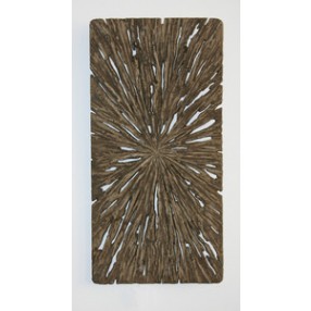 Screen Gems 12" Long Square Rotten Wood Wall Art - Set of 2