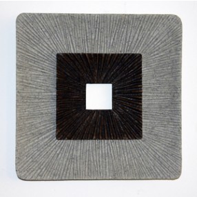 Screen Gems 26" Sandstone Square Design Wall Art - Set of 2