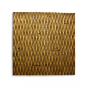 Screen Gems Metallic Ridge Gold Wall Art