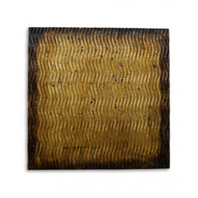 Screen Gems Metallic Ridge Gold-Brown Wall Art