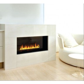 Woodbridge Fireplace - Fire Ribbon Direct Vent 3 ft  WIth Mandatory Safety Screen 