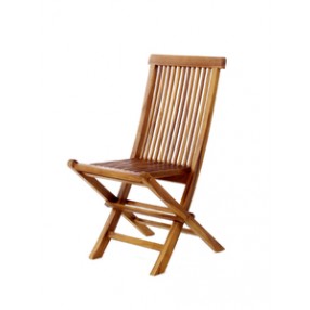 Java Teak Dining Folding Chair