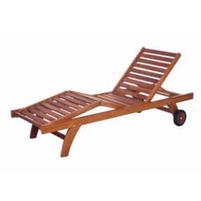 Java Teak Multi-position Chaise Lounger