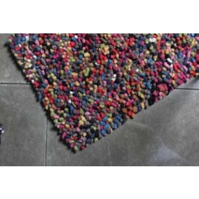 TrueModern Lil Wooly Rug- Multi Color